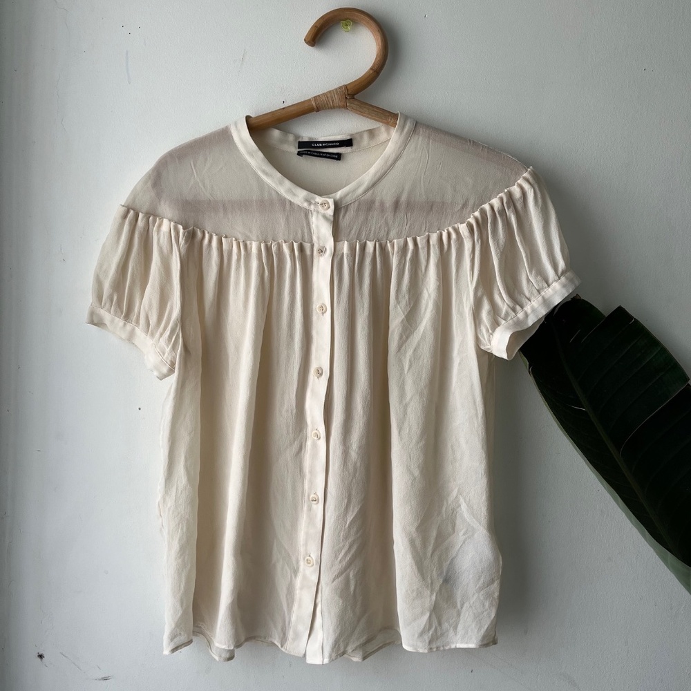 Club Monaco Silk Blouse - Size Small